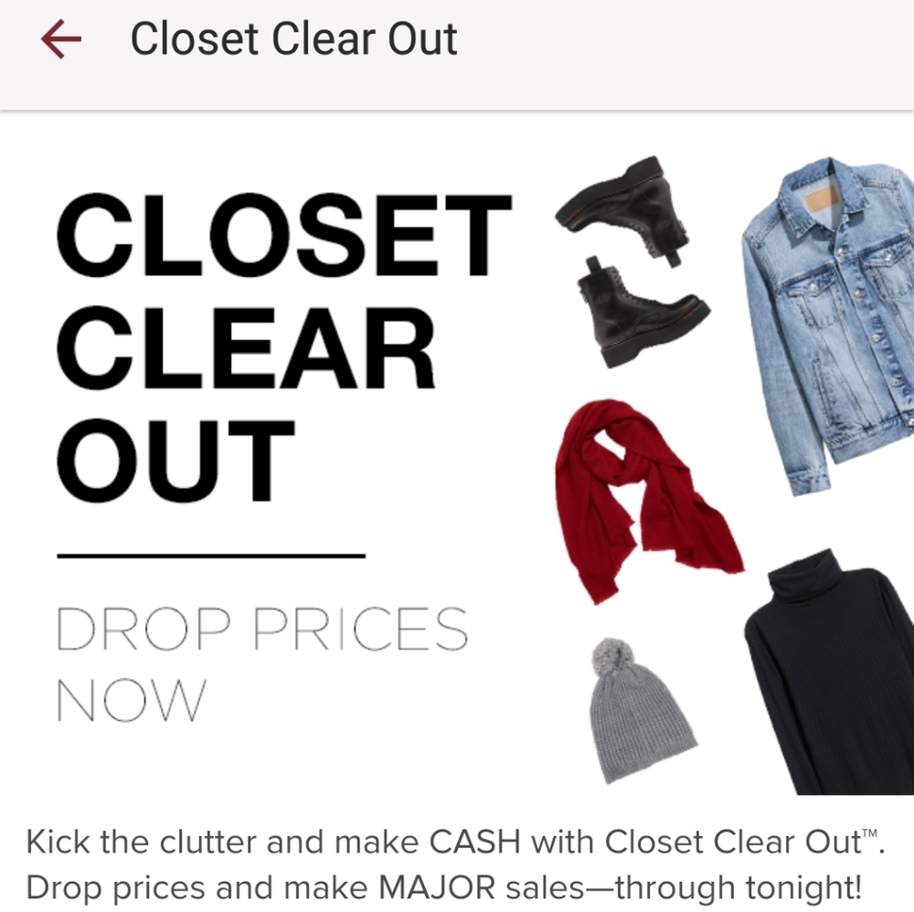 All items in my closet